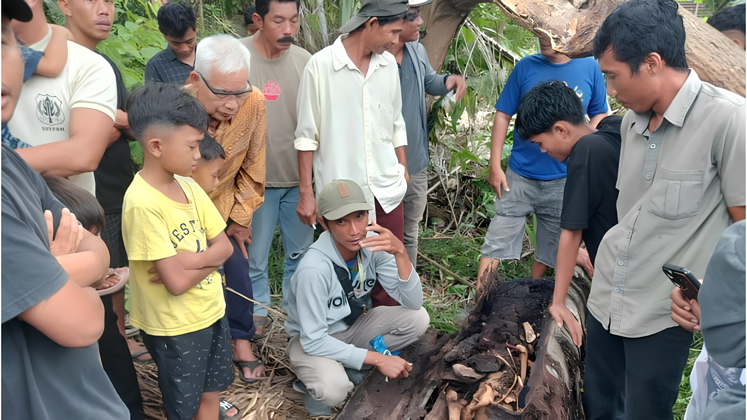 Misteri di Batang Aren: Kerangka Manusia Terungkap dari Pohon Tumbang di Serdang Bedagai