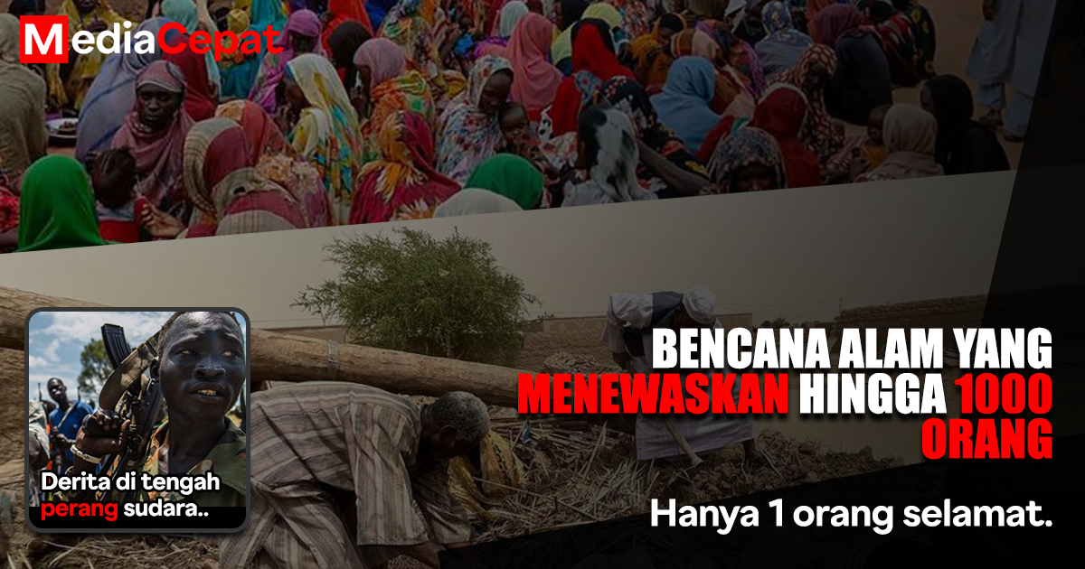Longsor Darfur: 1.000 Jiwa Hilang, Desa Tarasin Seakan Terhapus dari Peta