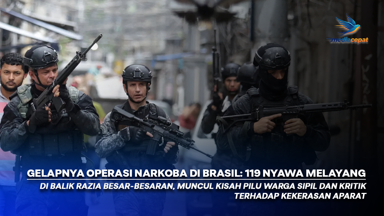 Razia Brutal di Brasil: 119 Tewas dalam Operasi Geng Narkoba