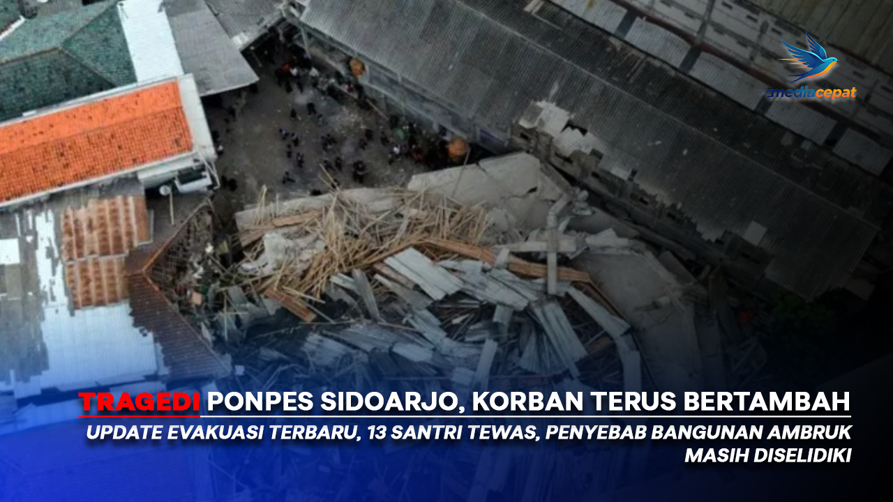 Korban Ponpes Sidoarjo Ambruk Terus Bertambah