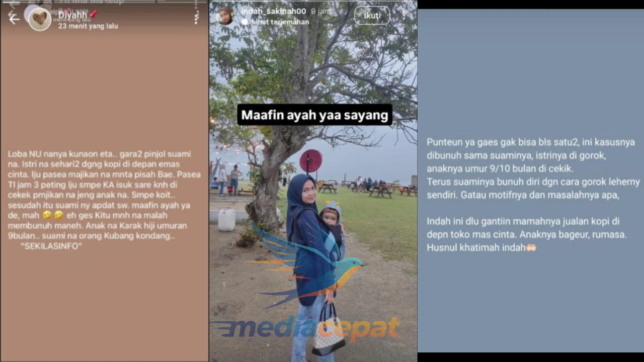 Tragedi Pandeglang: Suami Tega Cekik Istri & Bayi 10 Bulan